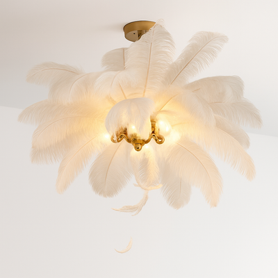 Feather Chandeliers