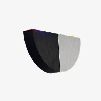 Multicolor aluminum LED wall light