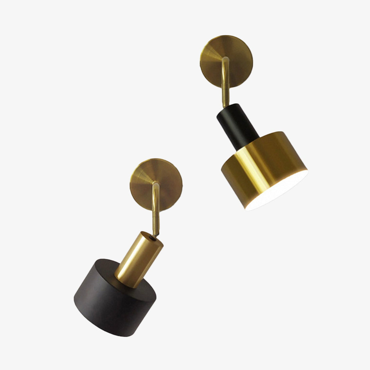 Industrial spotlight wall sconce