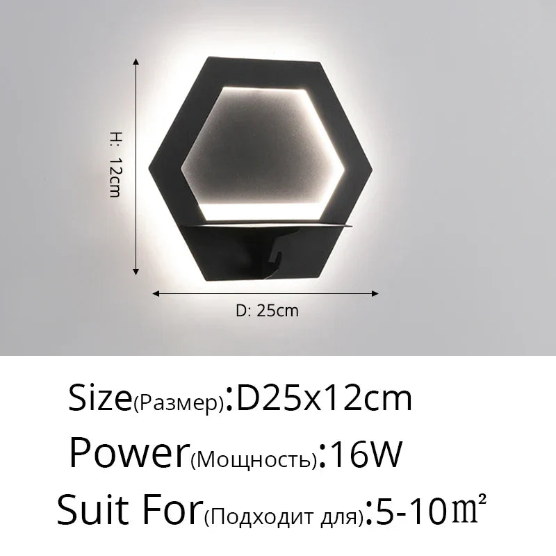 Nordic Shelf Wall Light, view 13