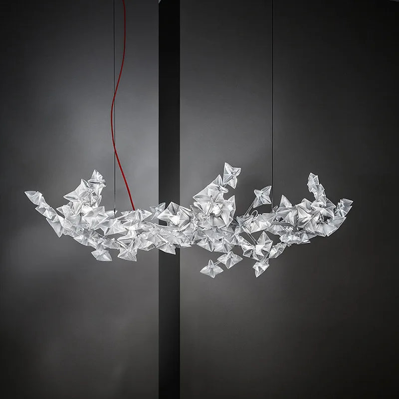 Floral pendant light