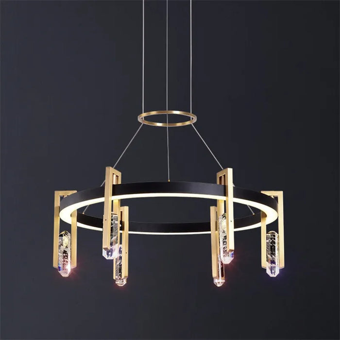 Postmodern crystal pendant