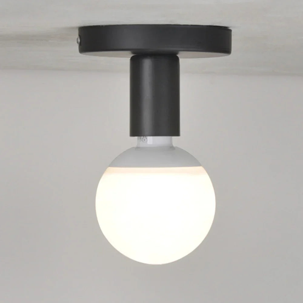 Vintage E27 flush mount