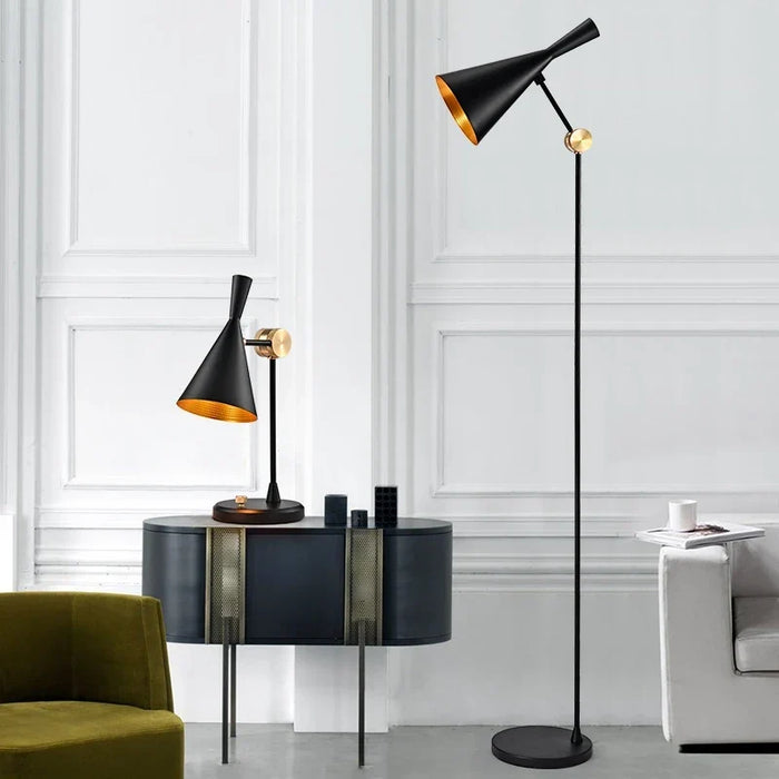Industrial bedside lamp