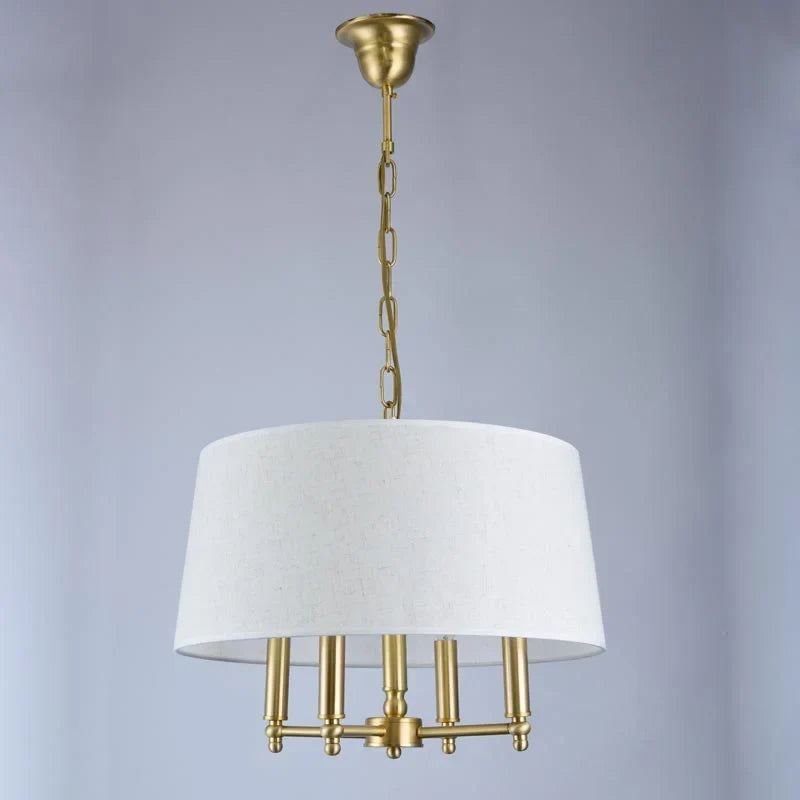 Fabric E14 chandelier