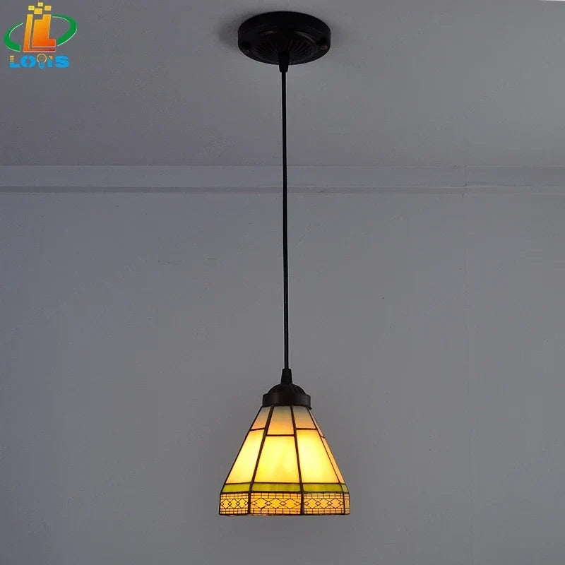 Elegant glass lamp