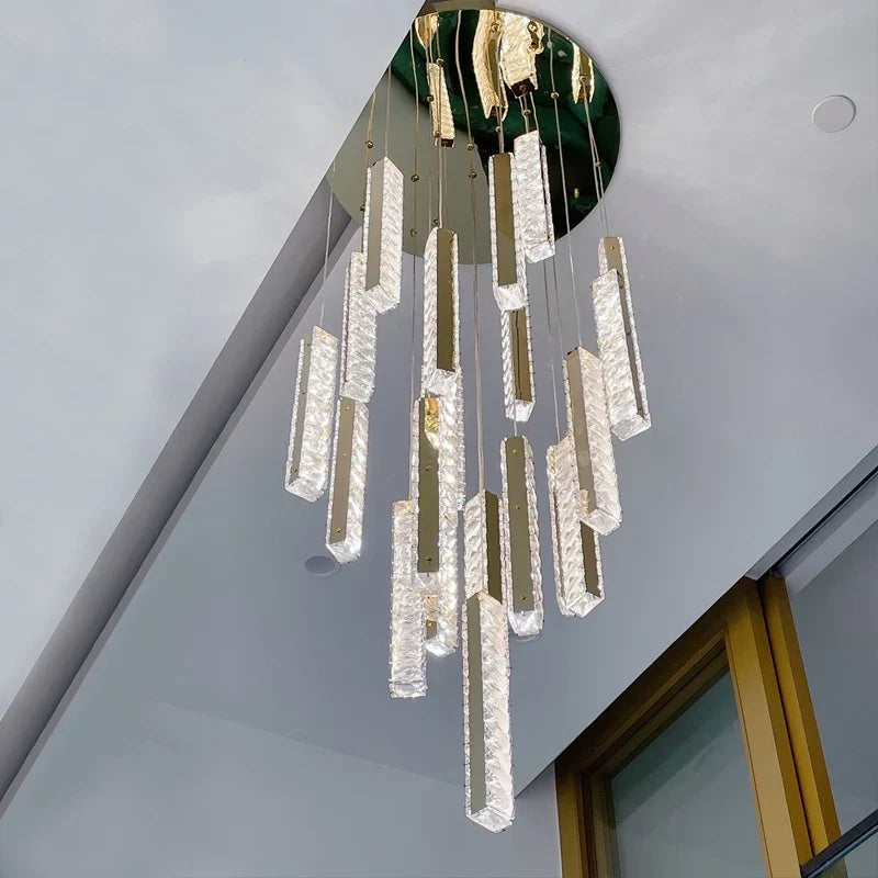 Gold crystal LED light