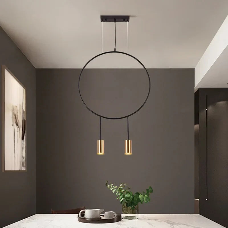 Modern Multi-Light Pendant, view 5