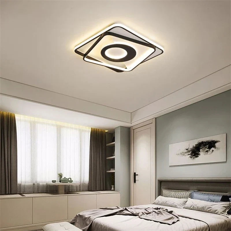 Square dimmable ceiling light