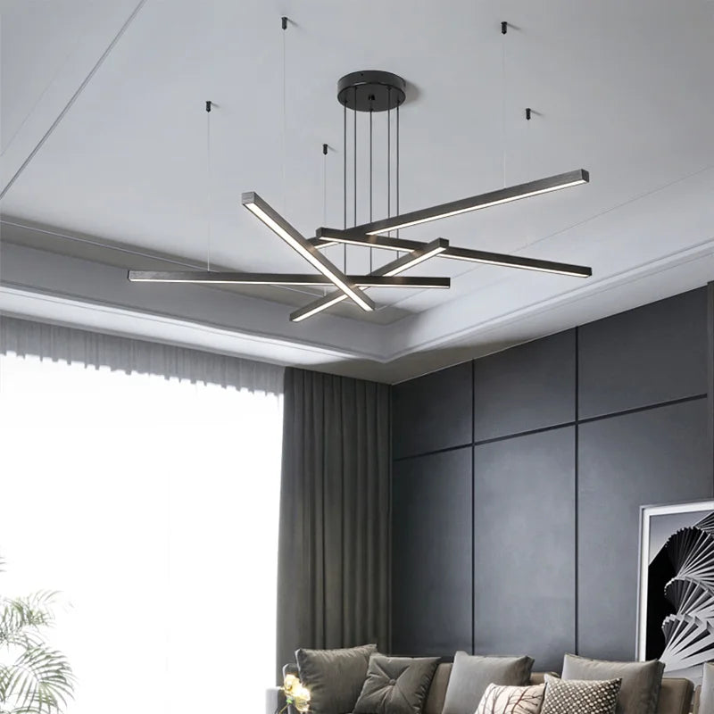 Minimalist linear pendant