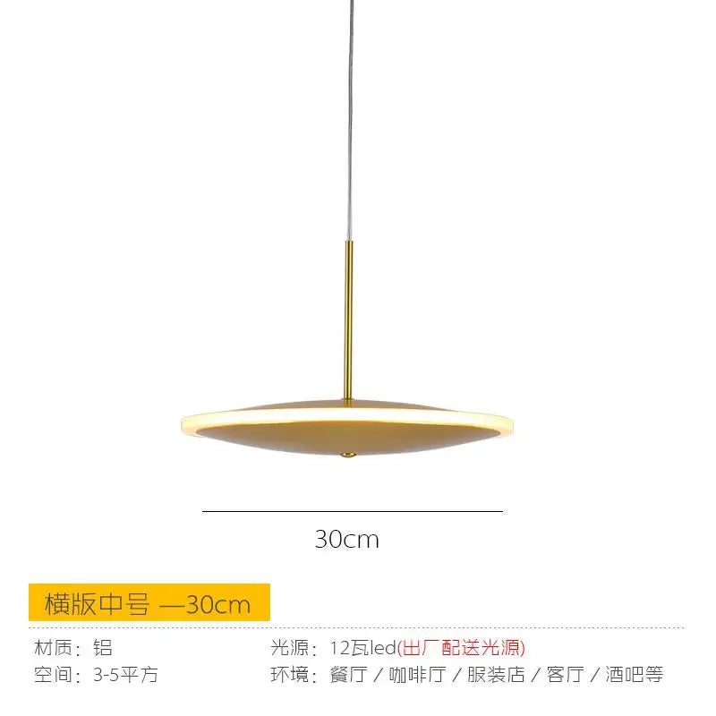 Nordic Metal LED Pendant, view 12