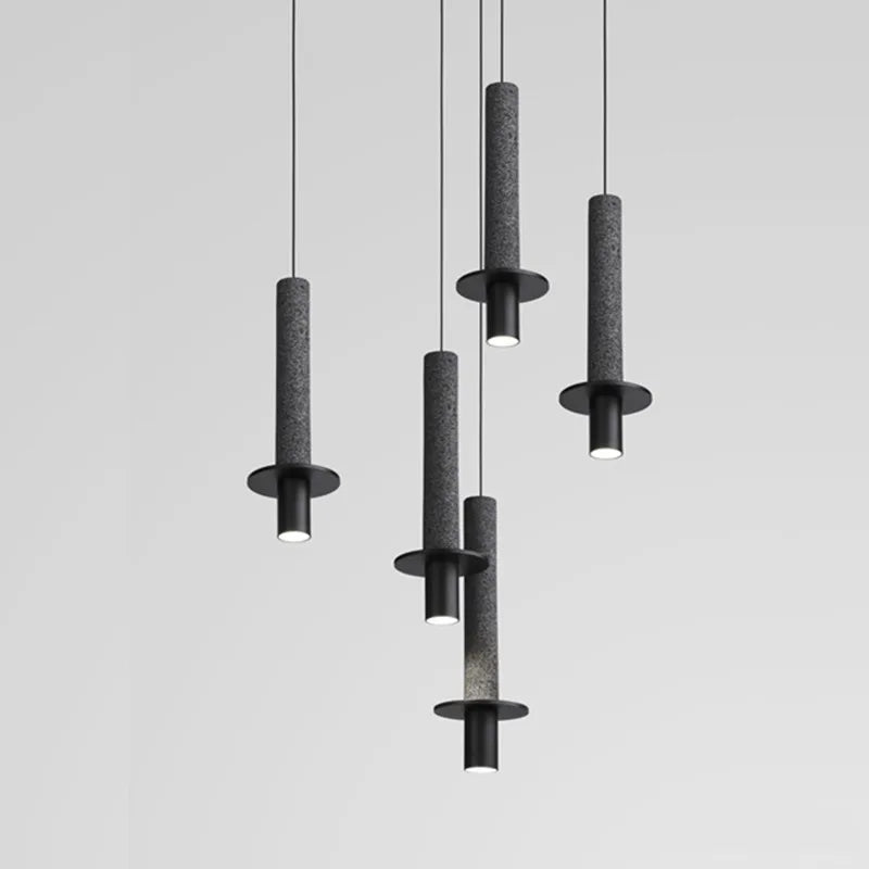 Retro concrete cafe pendant