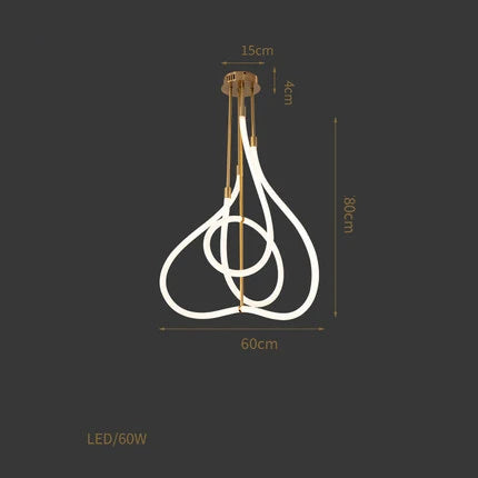 Music Notes Chandelier, view 9