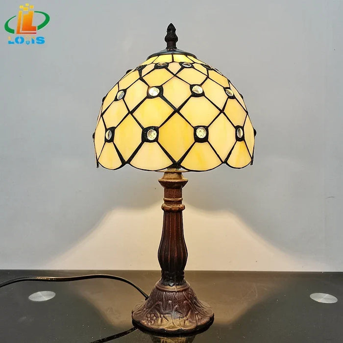Stained glass night light