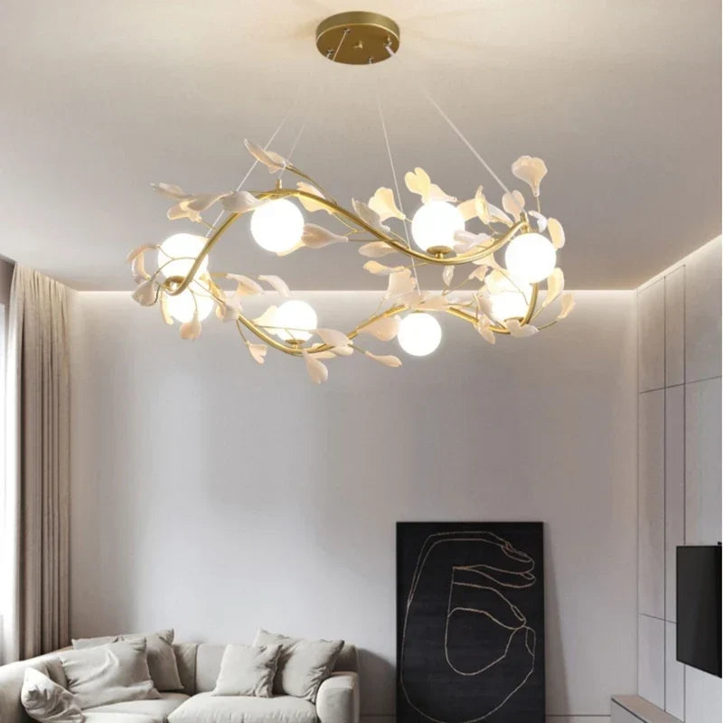 Chrome Nordic chandelier
