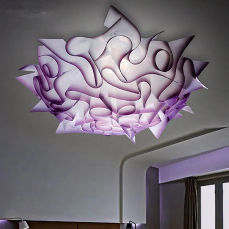 Floral LED ceiling light