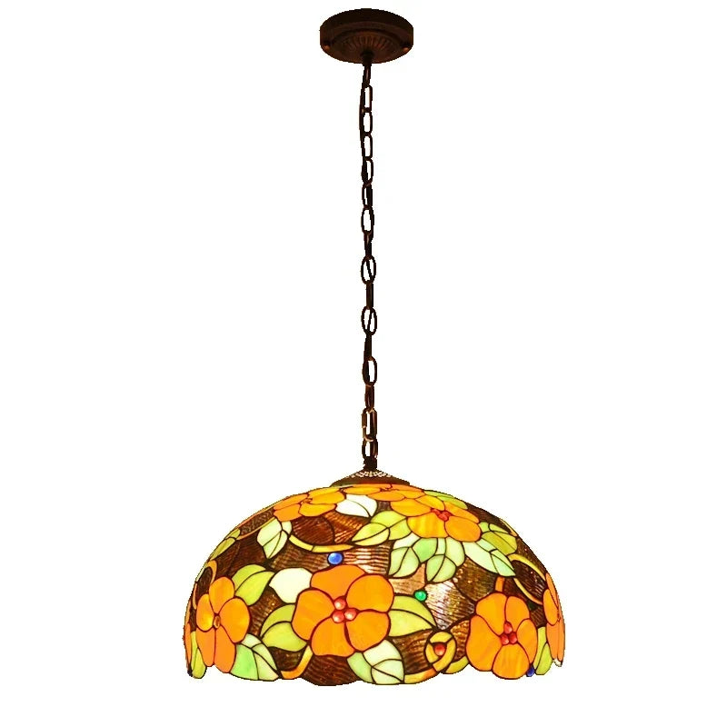 Floral bar pendant