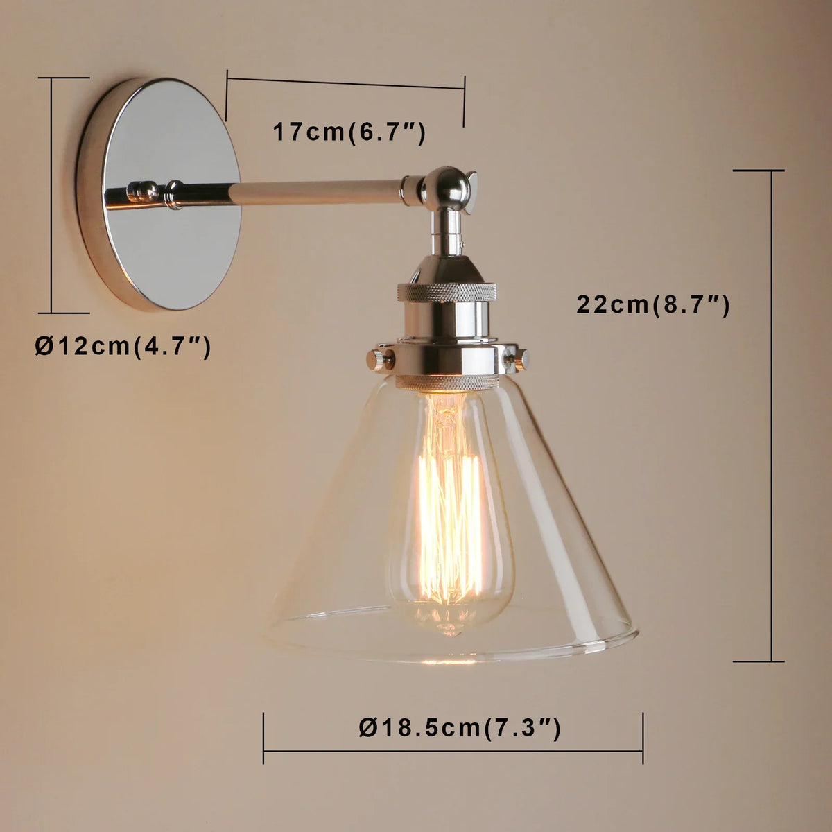 Permo Modern Wall Light, view 4