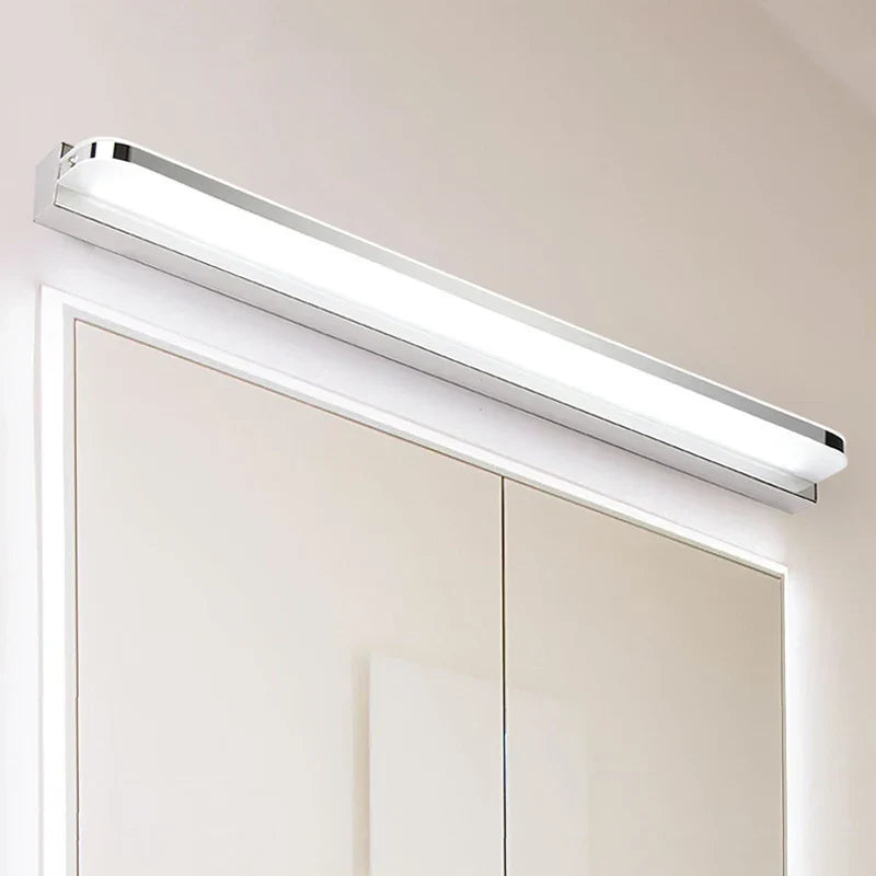 Steel Bathroom Mirror Light, view 3