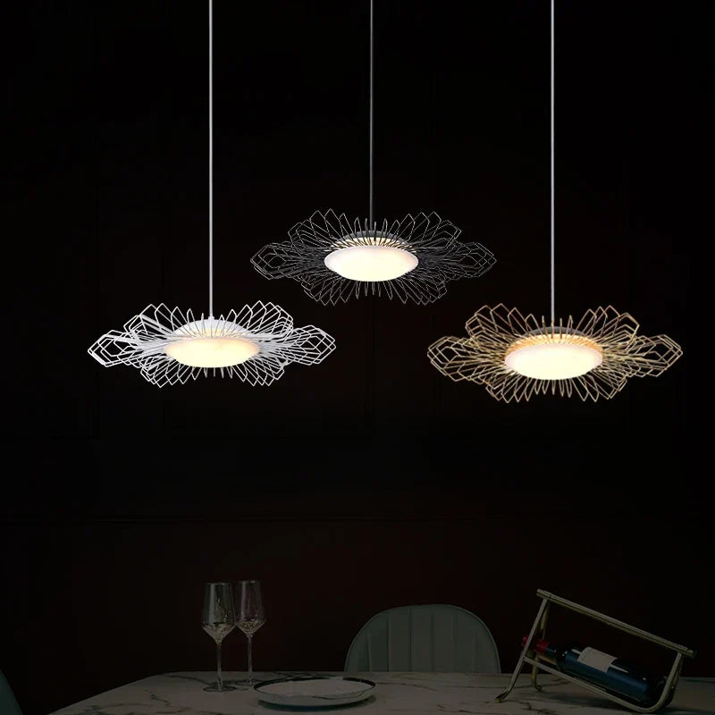 Nordic iron chandelier