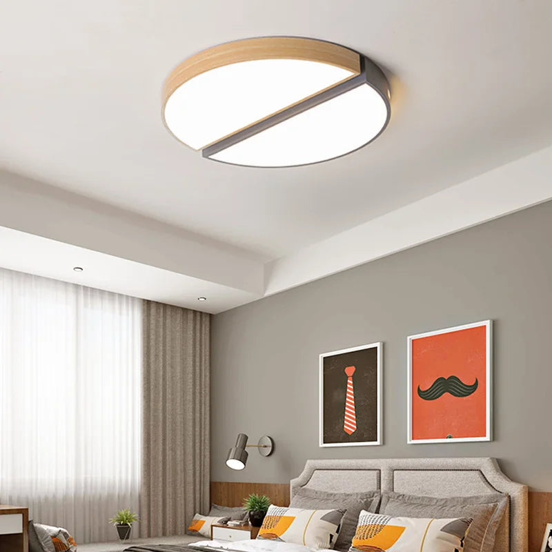 Round minimalist ceiling light