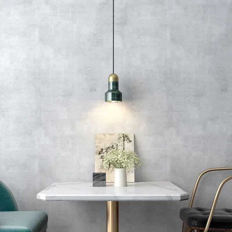 Modern Marble Mini Pendant, view 3
