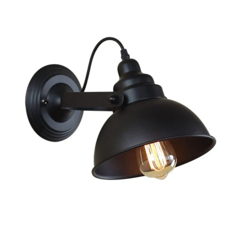 Industrial loft wall light