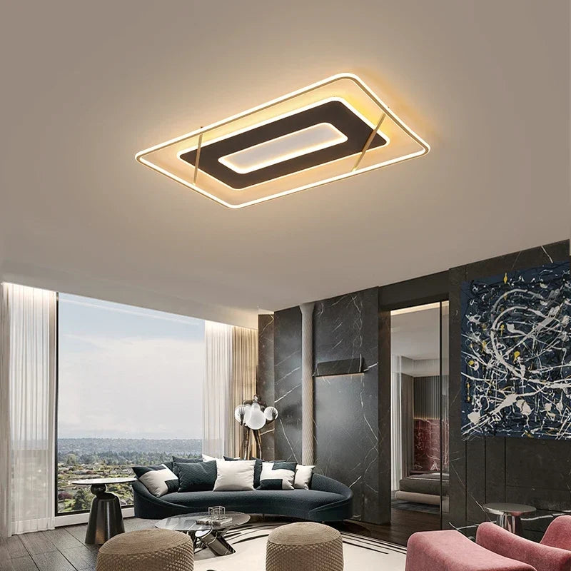 Square round flush mount