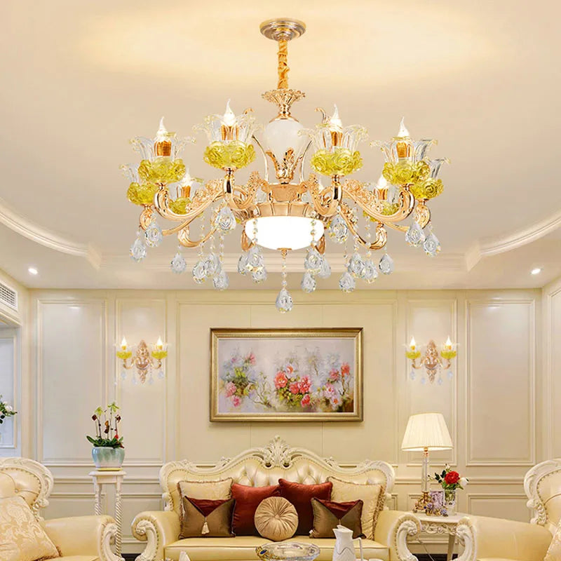 European crystal chandelier