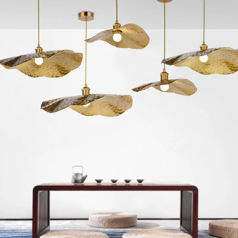 Lotus pendant light