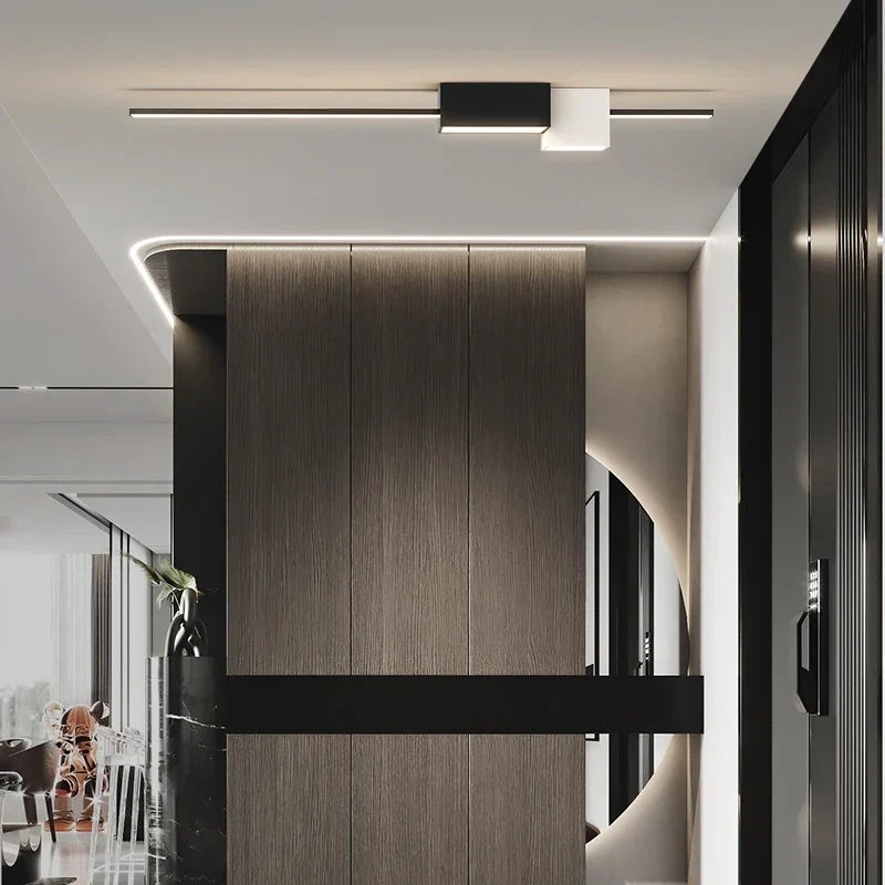 Black gold flush mount