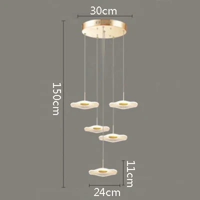Acrylic LED Chandelier, view 10