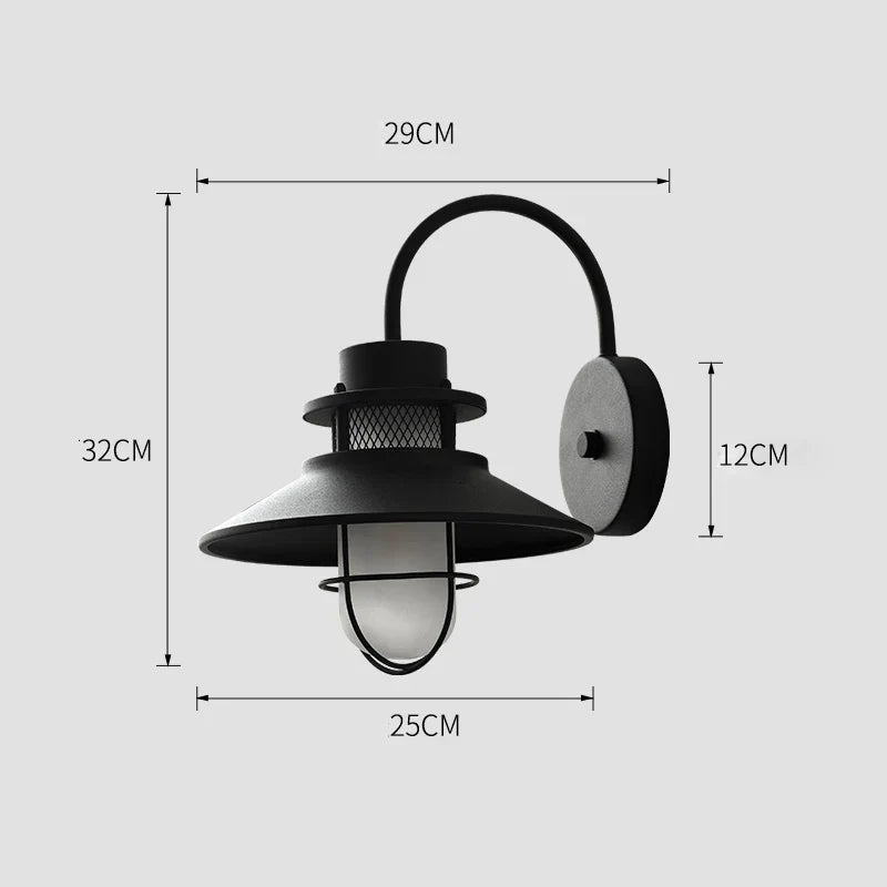 Retro Outdoor Wall Lantern, view 7
