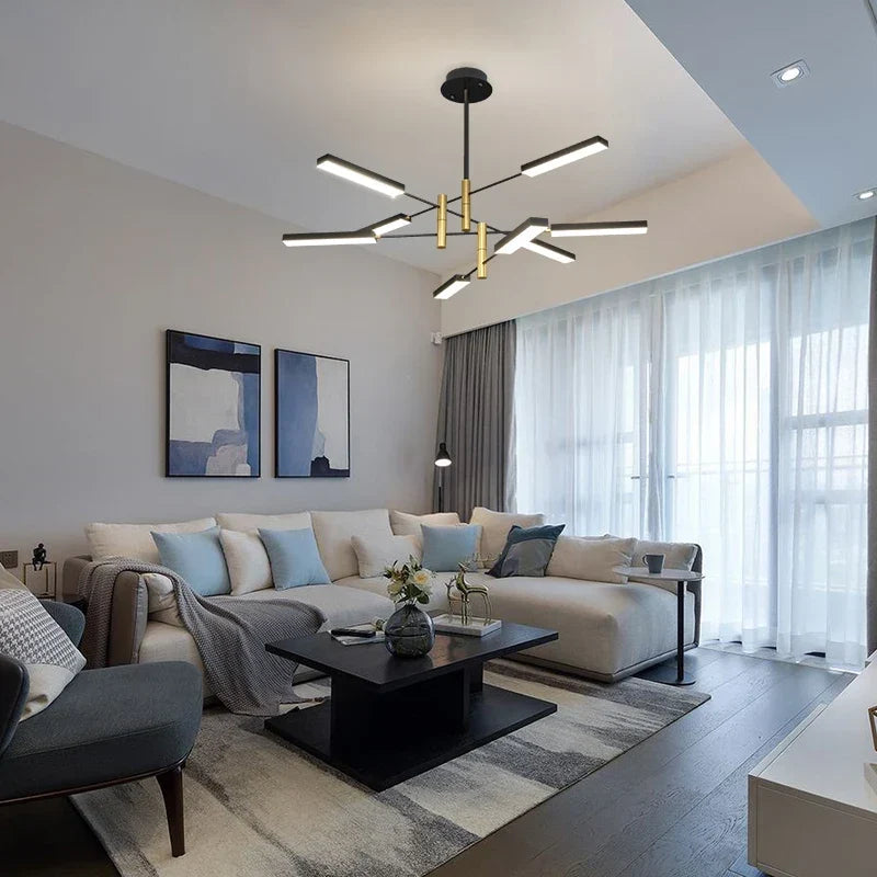 Nordic multi-head chandelier