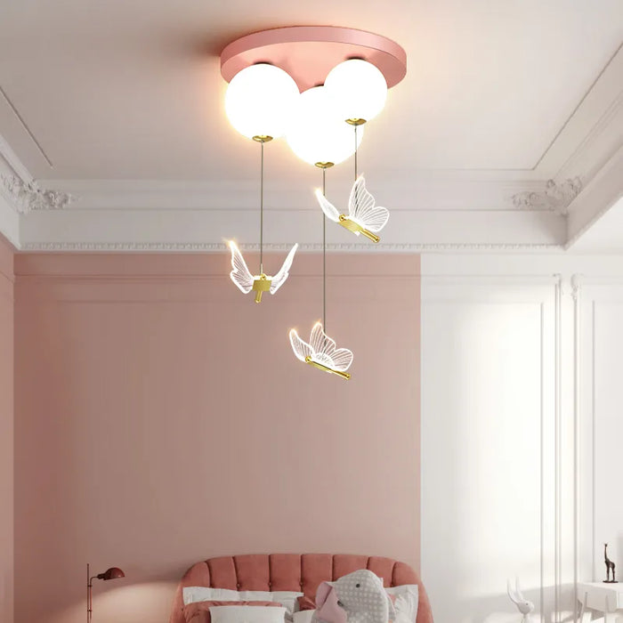 Butterfly ceiling light
