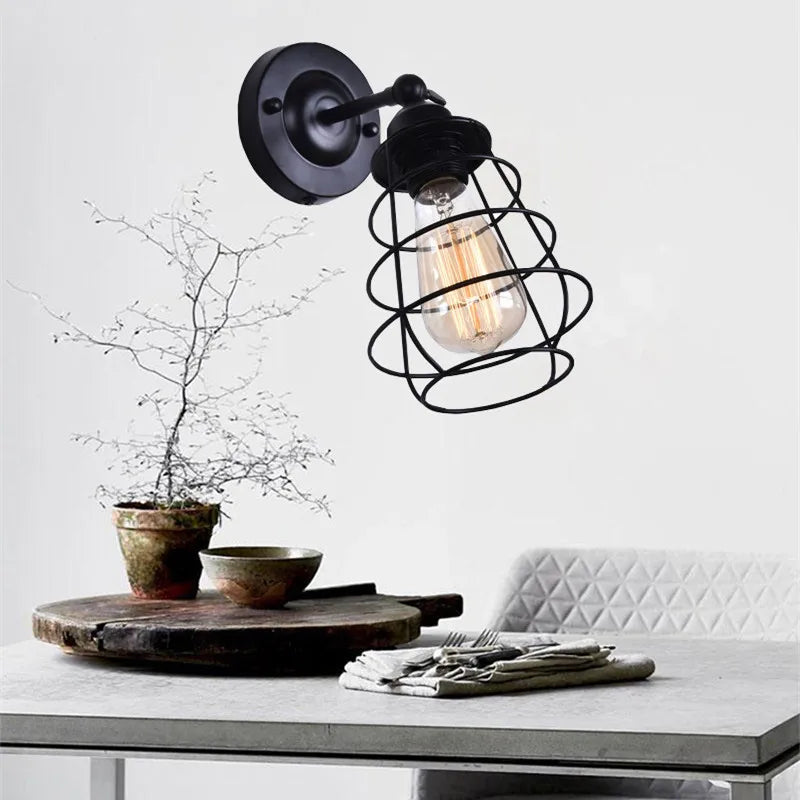 Retro bulb table lamp