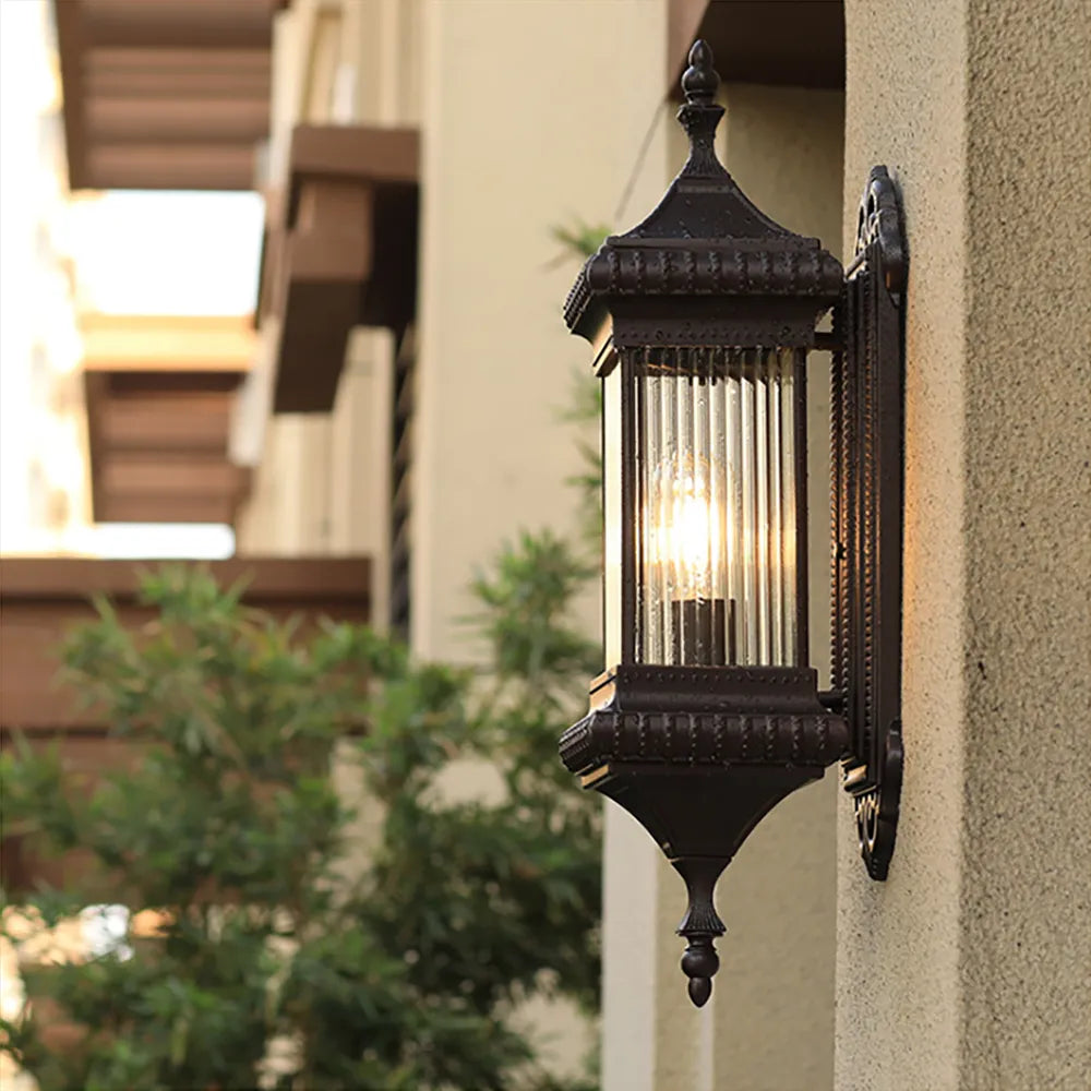 Vintage outdoor porch wall light