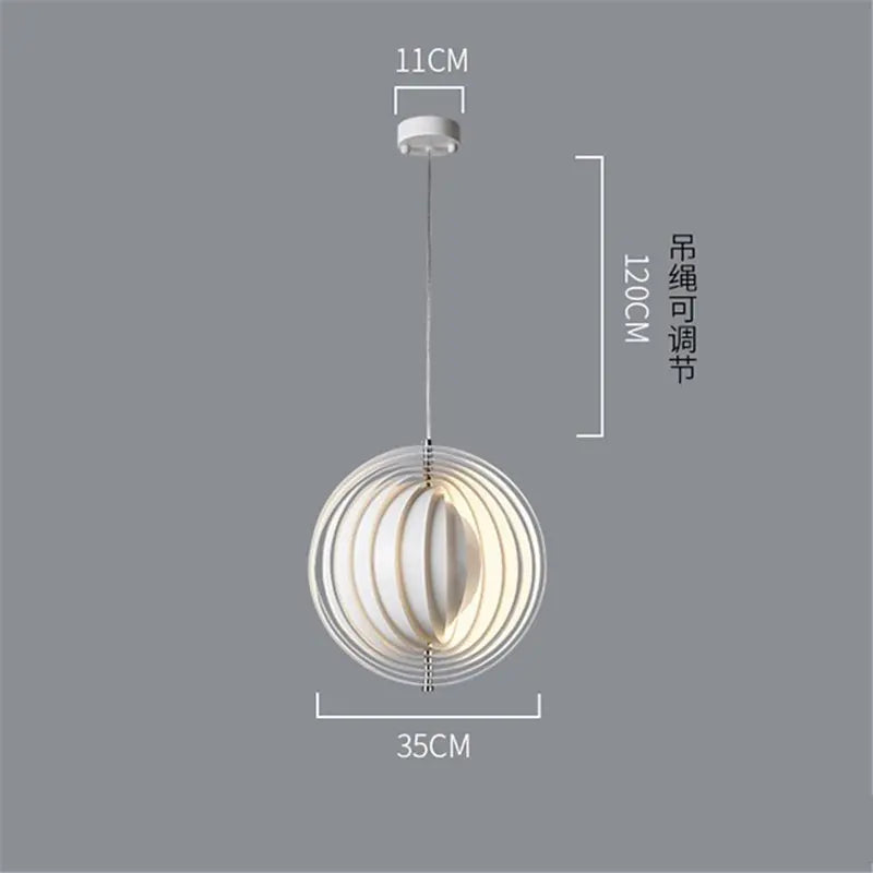 Creative White Pendant, 13.8 in, view 7