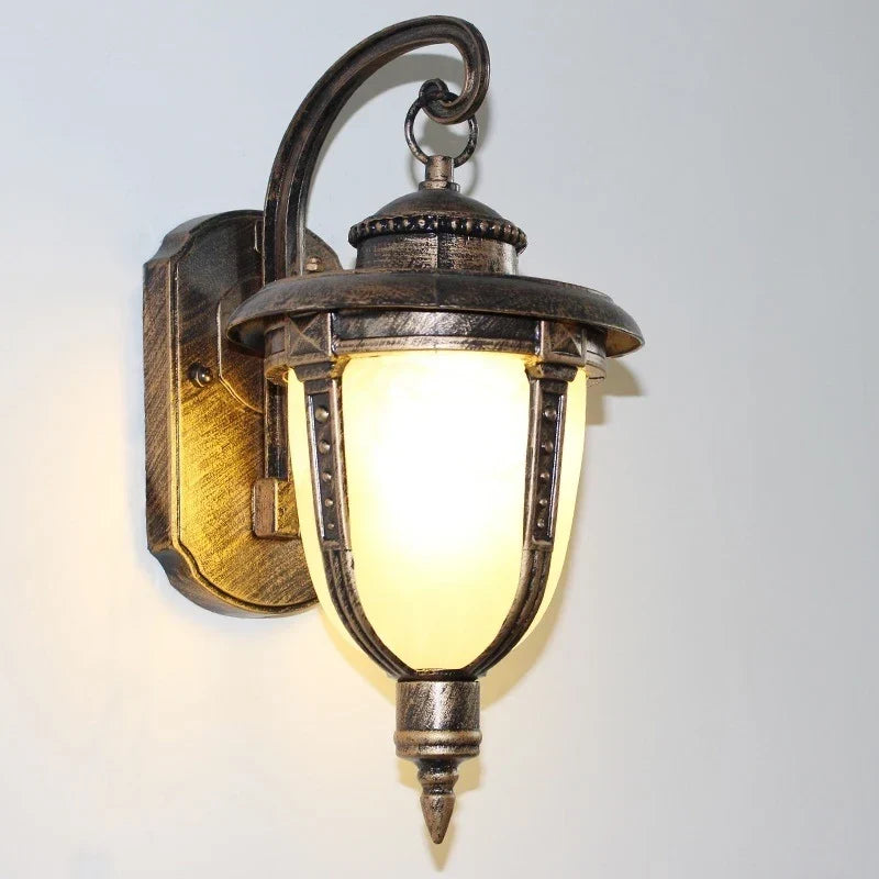 Vintage garden wall light