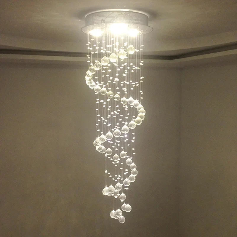 Long drop crystal light