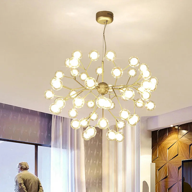 Nordic LED Multi-Light Pendant, view 4