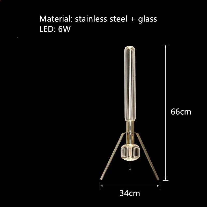 Postmodern Clear Glass Pendant, view 8