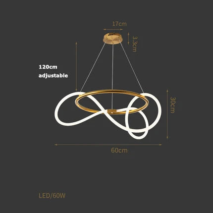 Music Notes Chandelier, view 17