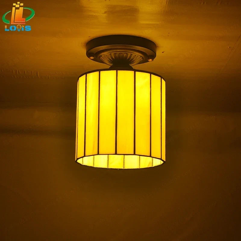 Colorful flush mount