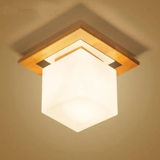 Japanese bamboo ceiling light