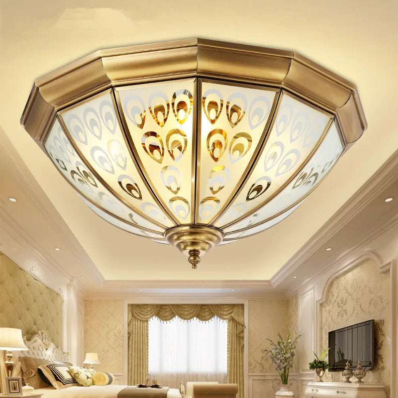 Glass flush mount