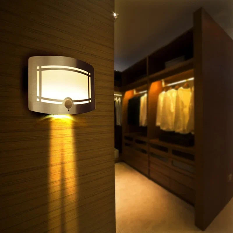 Motion sensor wall light