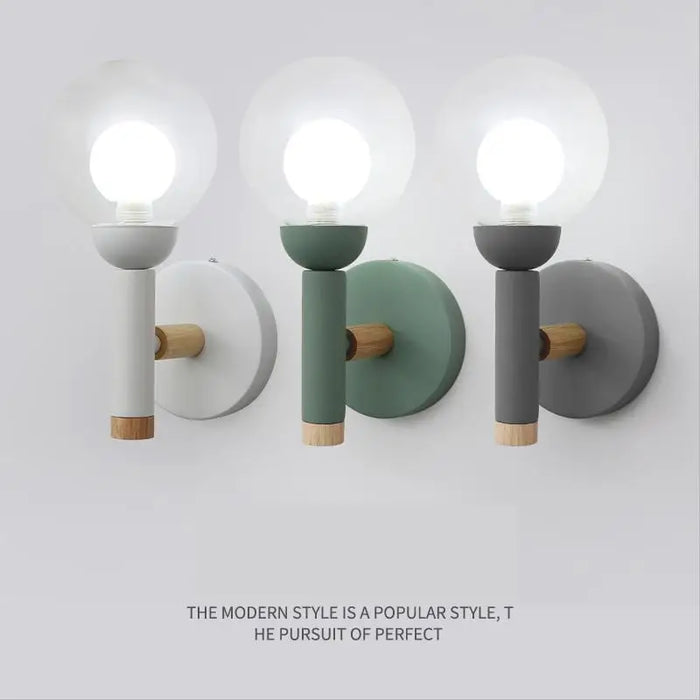 Nordic glass table lamp