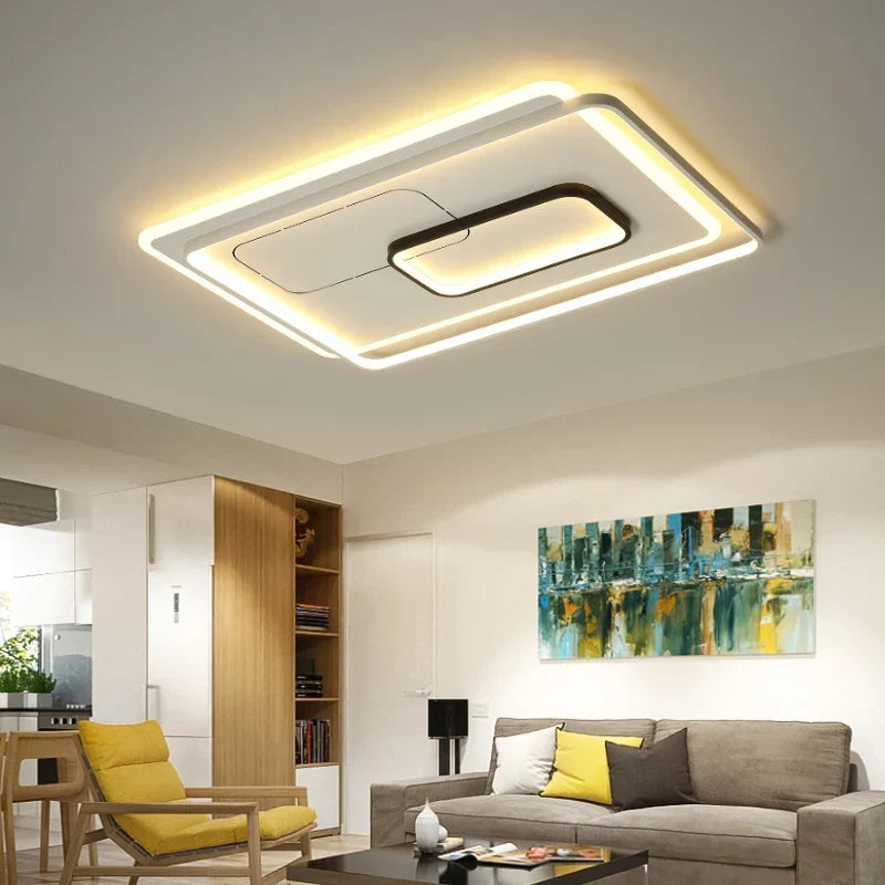 White LED flush mount