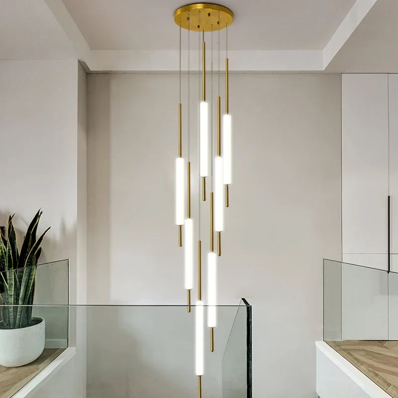 Modern clean chandelier